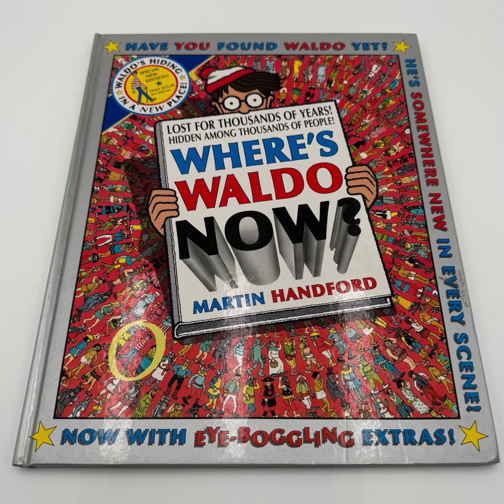 Where's Waldo Now? Martin Handford HC 2nd U.S. Edition 1997 Candlewick Press